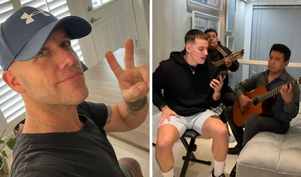 Nesty se emocionó por las palabras de Gian Marco. Foto: Gian Marco - Nesty / Instagram