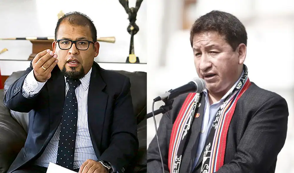 Alcalde de Arequipa, Omar Candia, mostró su sorpresa ante el anuncio de la llegada de Guido Bellido. Foto: Composición de La República