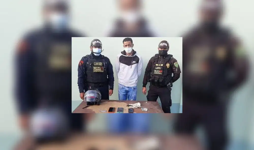 Sujeto fue puesto a disposición de la comisaría de La Noria. Foto: PNP