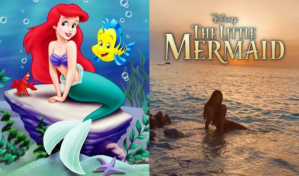 El live-action de La sirenita es una de las adaptaciones de Disney más esperadas por los fanáticos. Foto: composición/Disney/Halle Bailey/Instagram/