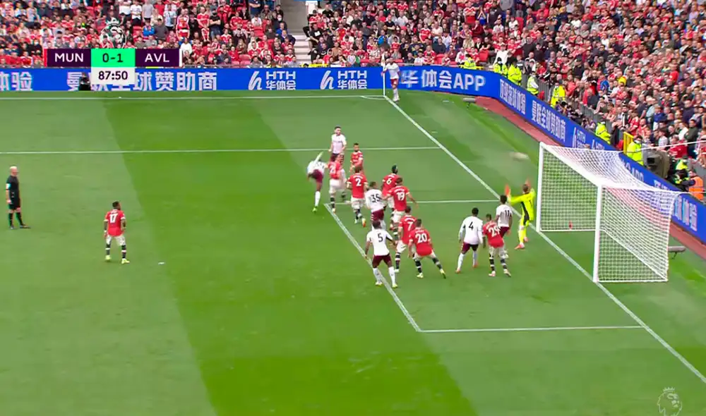 Manchester United vs. Aston Villa: Diablos Rojos cayeron 1-0 de locales. Foto: ESPN Manchester United vs. Aston Villa: Diablos Rojos cayeron 1-0 de locales. Foto: ESPN