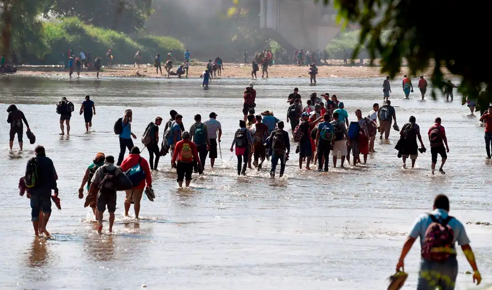 La región atraviesa una ola migratoria sin precedentes, con 147.000 indocumentados detectados en México de enero a agosto, el triple de 2020. Foto: AFP La región atraviesa una ola migratoria sin precedentes, con 147.000 indocumentados detectados en México de enero a agosto, el triple de 2020. Foto: AFP