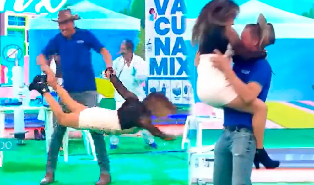 Flor de Huaraz y ‘Gringo Karl’ se volverán a ver las caras este sábado 25. Foto: capturas América TV