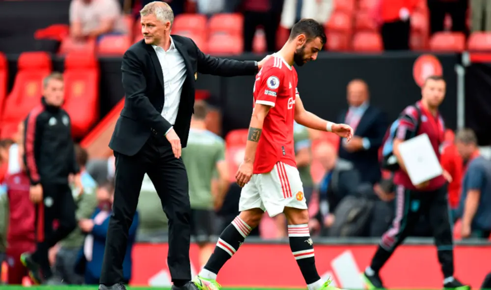 Ole Gunnar Solskjaer obtiene su segunda derrota en esta temporada, la primera fue en Champions League contra Young Boys. Foto: EFE/Peter Powell Ole Gunnar Solskjaer obtiene su segunda derrota en esta temporada, la primera fue en Champions League contra Young Boys. Foto: EFE/Peter Powell