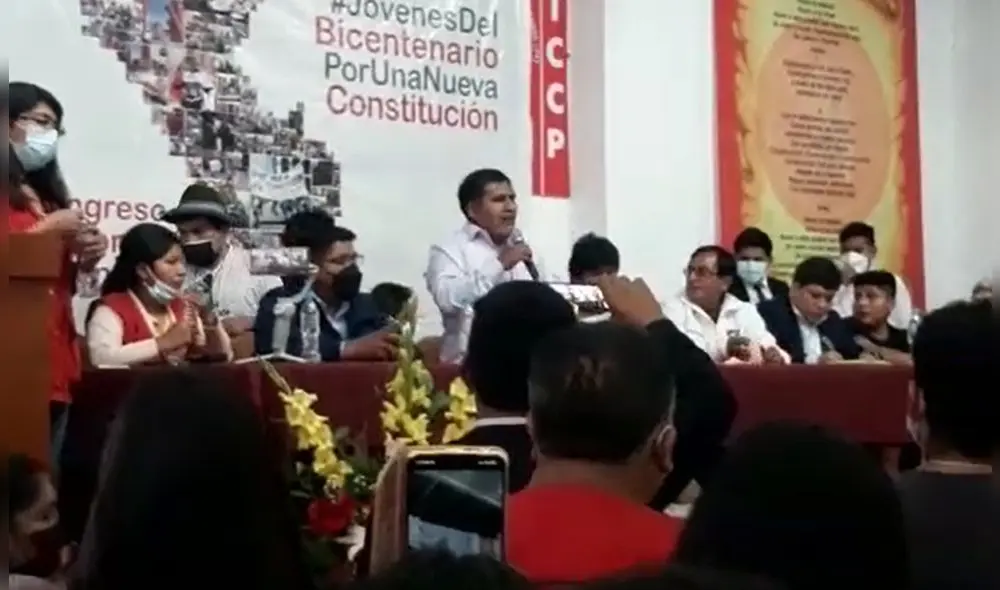 Jaime Quito participa en evento organizado por Perú Libre. Foto: La República Jaime Quito participa en evento organizado por Perú Libre. Foto: La República