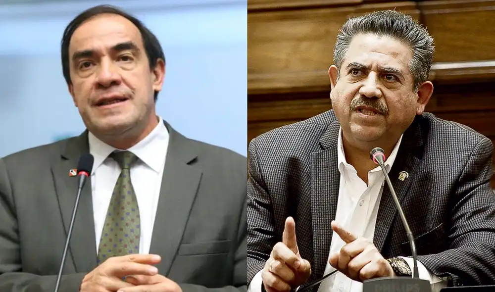 Yonhy Lescano y Manuel Merino forman parte del partido político Acción Popular. Foto: composición La República Yonhy Lescano y Manuel Merino forman parte del partido político Acción Popular. Foto: composición La República