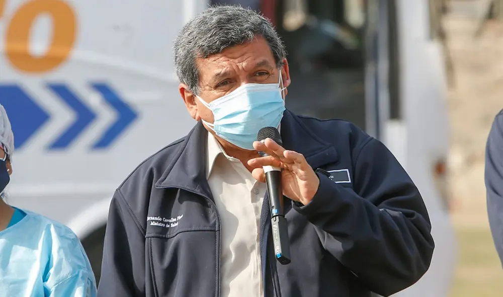 Cevallos anunció que inmunización de adolescentes de 12 a 17 años será en noviembre. Foto: Minsa Cevallos anunció que inmunización de adolescentes de 12 a 17 años será en noviembre. Foto: Minsa