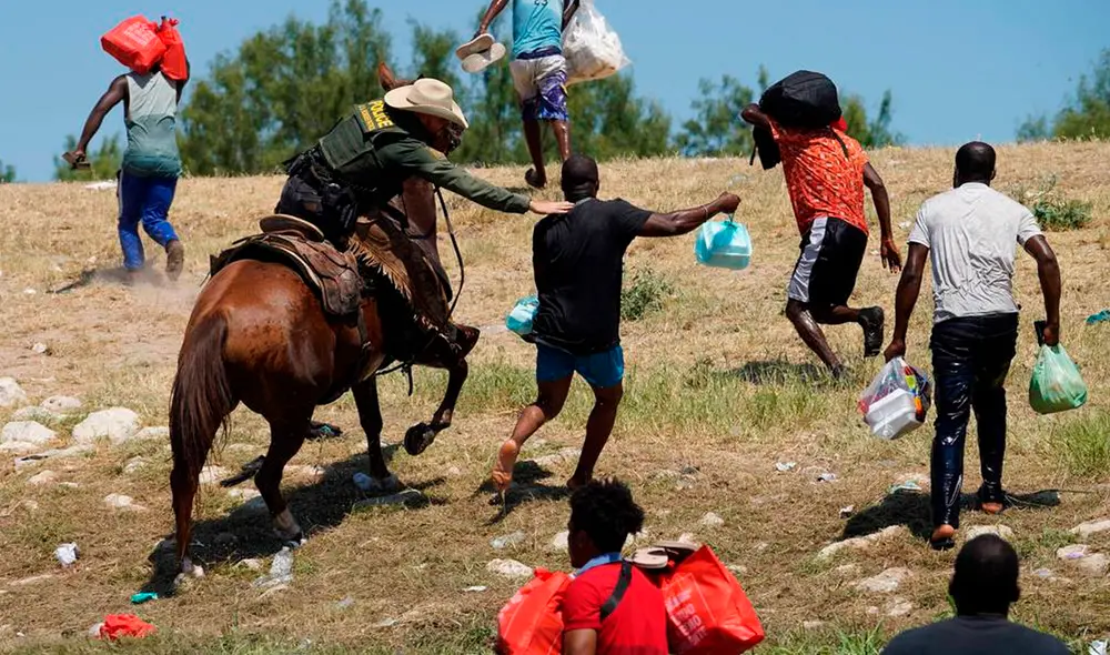 Haití aseguró que Estados Unidos ha deportado a 1.314 migrantes de su país que se encontraban en la frontera de esta última nación con México. Foto: AFP