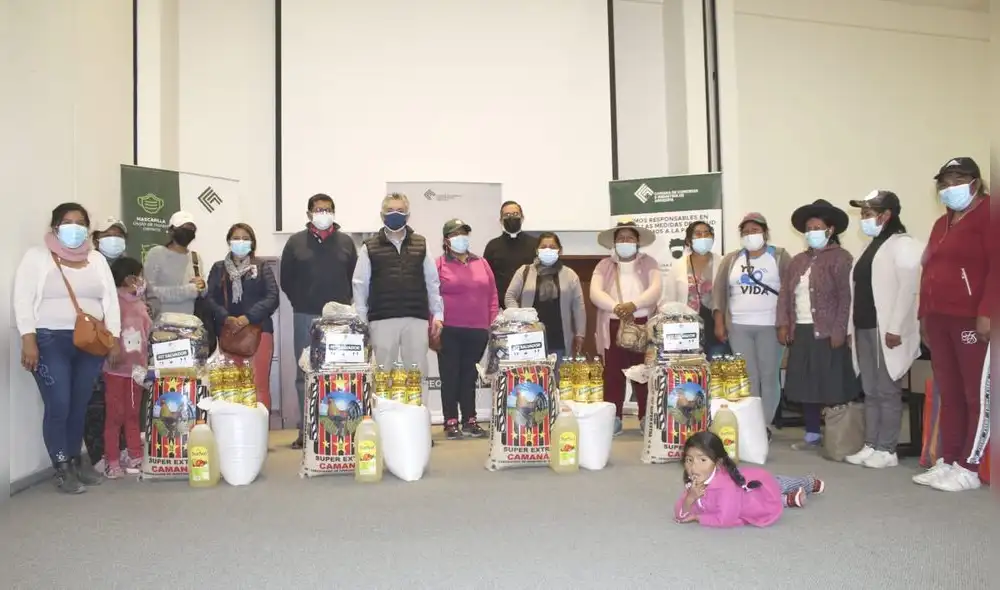 Cámara de Comercio reiniciará repartición de productos de primera necesidad. Foto: difusión Cámara de Comercio reiniciará repartición de productos de primera necesidad. Foto: difusión