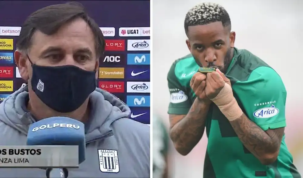 Carlos Bustos destacó el trabajo de Jefferson Farfán para recuperar el buen nivel que viene mostrando. Foto: Composición LR.