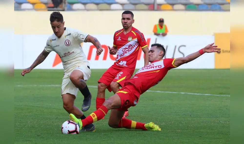 El partido entre Universitario vs. Sport Huancayo podrá verse a partir de las 3.30 p. m. (hora peruana). Foto: Andina/Vidal Tarqui