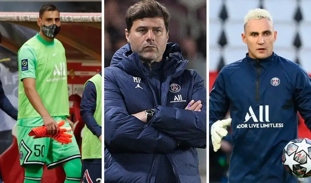 El entrenador argentino ha elegido a Keylor Navas como titular en ocho partidos como titular, mientras que el italiano solo ha jugado dos encuentros. Foto: PSG