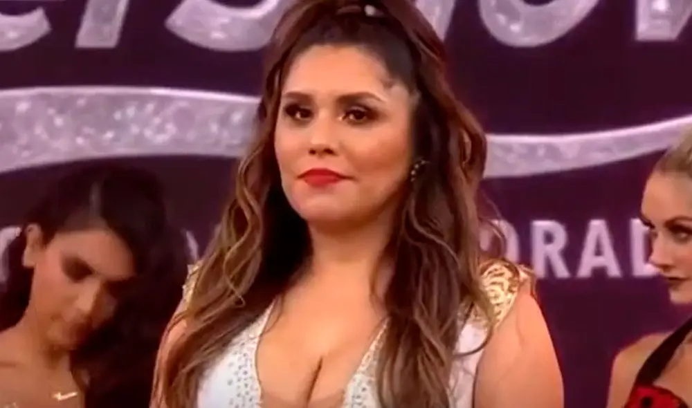 Lady Guillén protagonizó los momentos más emotivos de la cuarta gala de Reinas del show. Foto: captura de América TV Lady Guillén protagonizó los momentos más emotivos de la cuarta gala de Reinas del show. Foto: captura de América TV