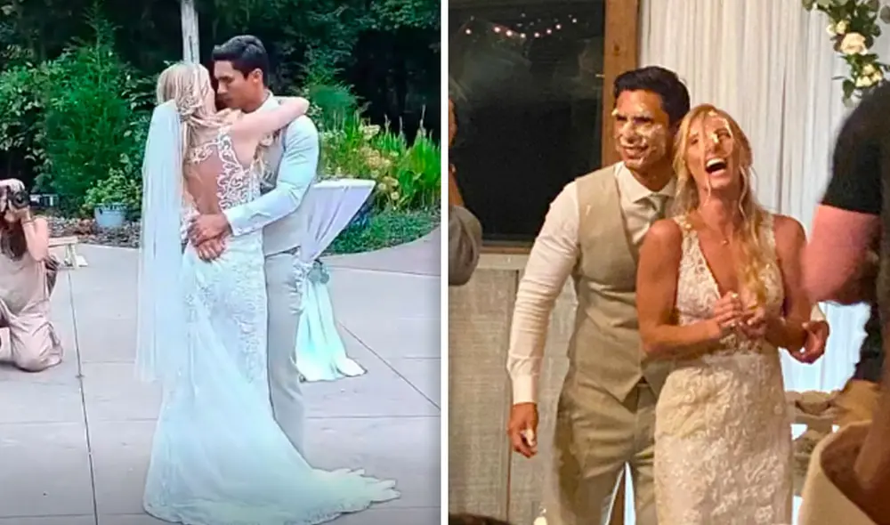 El exintegrante de Esto es guerra expresó su felicidad por unirse en matrimonio con su novia estadounidense. Foto: captura/instagram