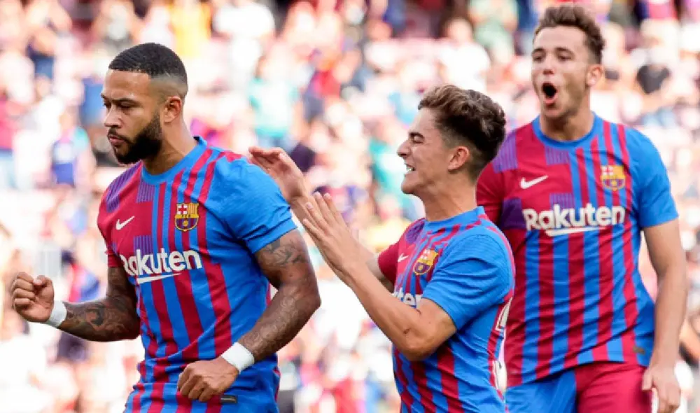 Memphis Depay abrió el marcador ante el Levante desde los doce pasos. Foto: EFE Memphis Depay abrió el marcador ante el Levante desde los doce pasos. Foto: EFE