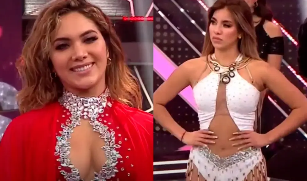 Gabriela Herrera expresó su frustración al perder el duelo contra Isabel Acevedo y explicó que su vestuario le jugó una mala pasada. Foto: captura América TV
