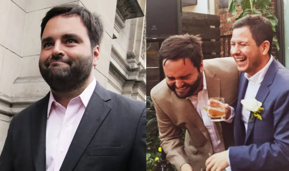 Alberto De Belaunde emocionado por su boda en íntima reunión en Estados Unidos. Foto: La República/ Twitter