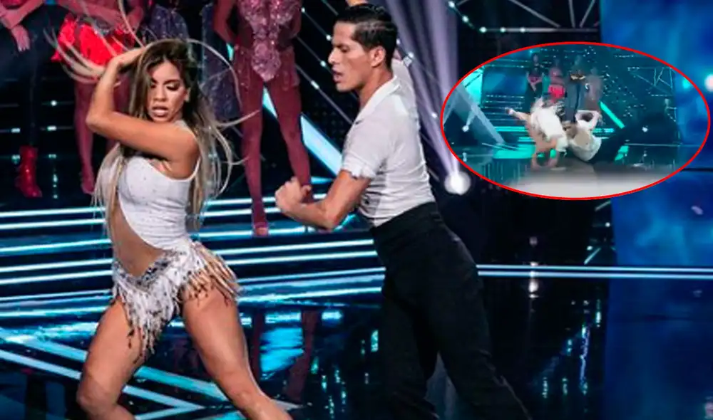 Luego de su presentación, Gabriela Herrera expresó su frustración y explicó que su vestuario le jugó una mala pasada. Foto: captura de América TV Luego de su presentación, Gabriela Herrera expresó su frustración y explicó que su vestuario le jugó una mala pasada. Foto: captura de América TV