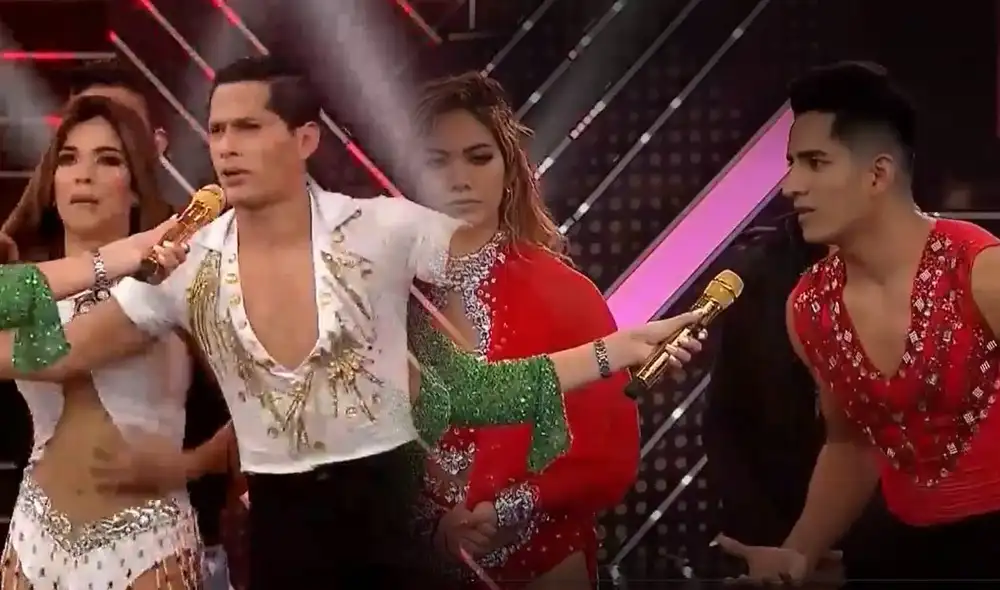 Bailarín de Gabriela Herrera pide revancha en Reinas del show. Foto: captura América TV