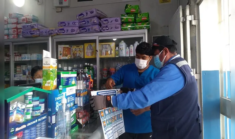 Inspeccionan que establecimientos cumplan con protocolos dispuestos por el Minsa.  Foto: La República.