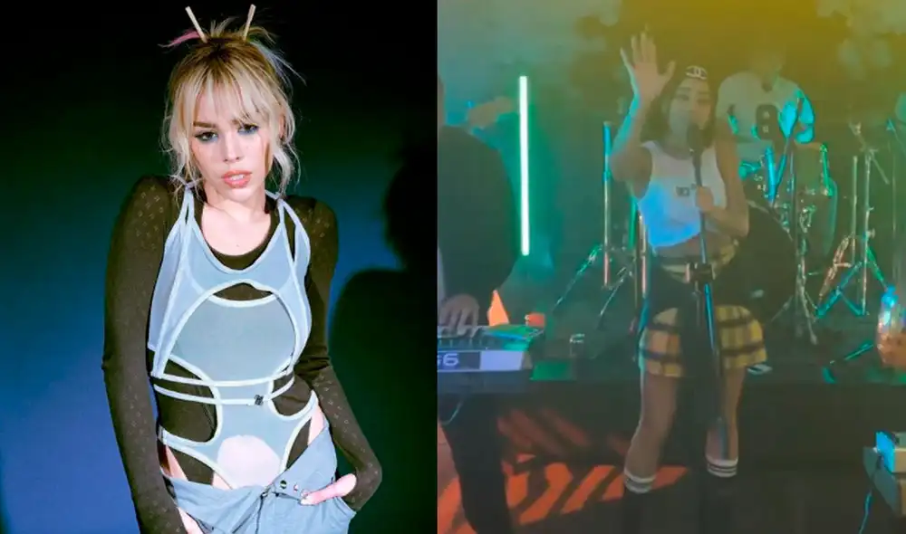 Danna Paola se animó a dar un show improvisado en la fiesta de cumpleaños de su amigo, el cantante y compositor Saak. Foto: Danna Paola / Instagram