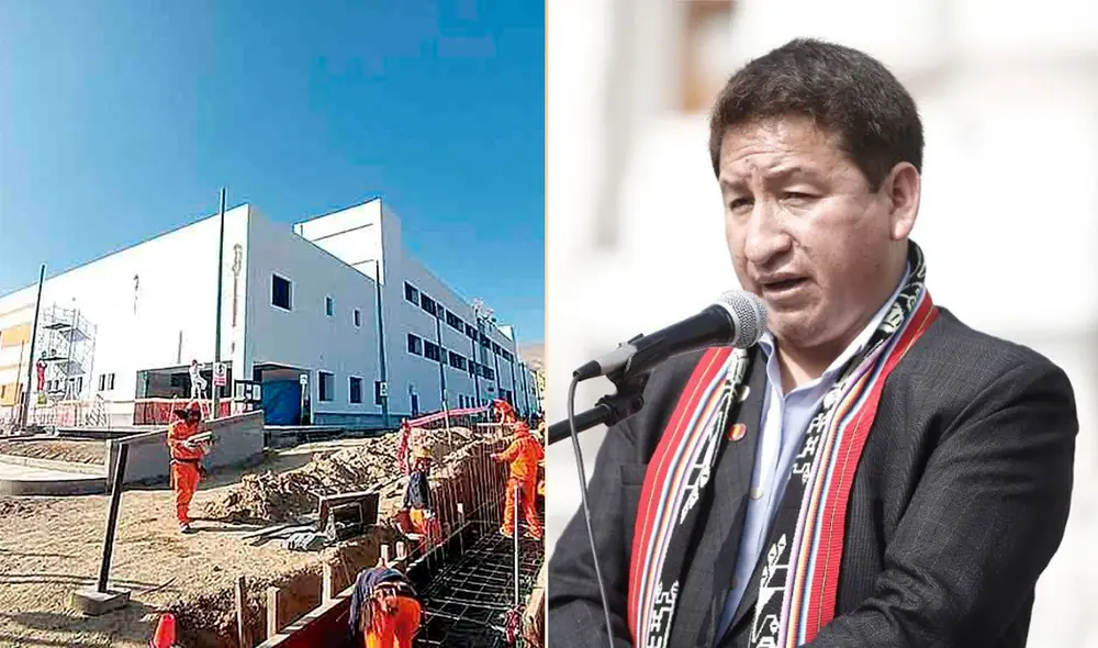 Guido Bellido cuestionó seriamente a las constructoras que dejan obras abandonadas. Foto: composición/La República