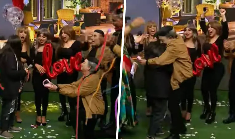 Carlos Vílchez y Melva Bravo protagonizan emotivo momento en el programa. Foto: captura de ATV