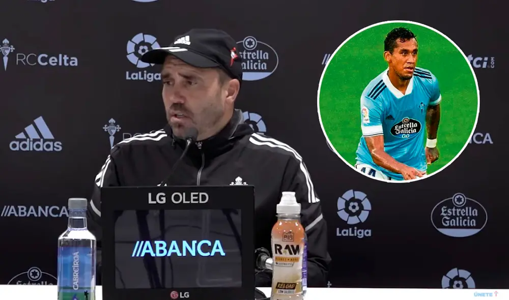 Eduardo Coudet considera que el Celta de Vigo siempre necesita a Renato Tapia. Foto: captura de Youtube
