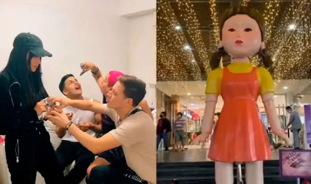 La escena del primer capítulo de El juego del calamar ha causado furor en redes sociales y Rosángela Espinoza se sumó al reto. Foto: captura/TikTok La escena del primer capítulo de El juego del calamar ha causado furor en redes sociales y Rosángela Espinoza se sumó al reto. Foto: captura/TikTok