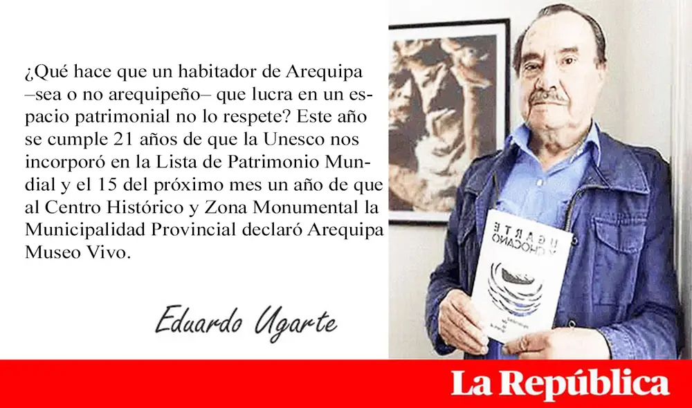 Columna de Eduardo Ugarte. Columna de Eduardo Ugarte.