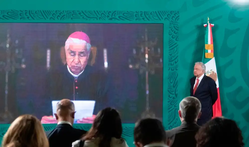 El papa señaló que para "fortalecer las raíces es preciso hacer una relectura del pasado, teniendo en cuenta tanto las luces como las sombras que han forjado la historia del país". Foto: Gobierno de México El papa señaló que para "fortalecer las raíces es preciso hacer una relectura del pasado, teniendo en cuenta tanto las luces como las sombras que han forjado la historia del país". Foto: Gobierno de México