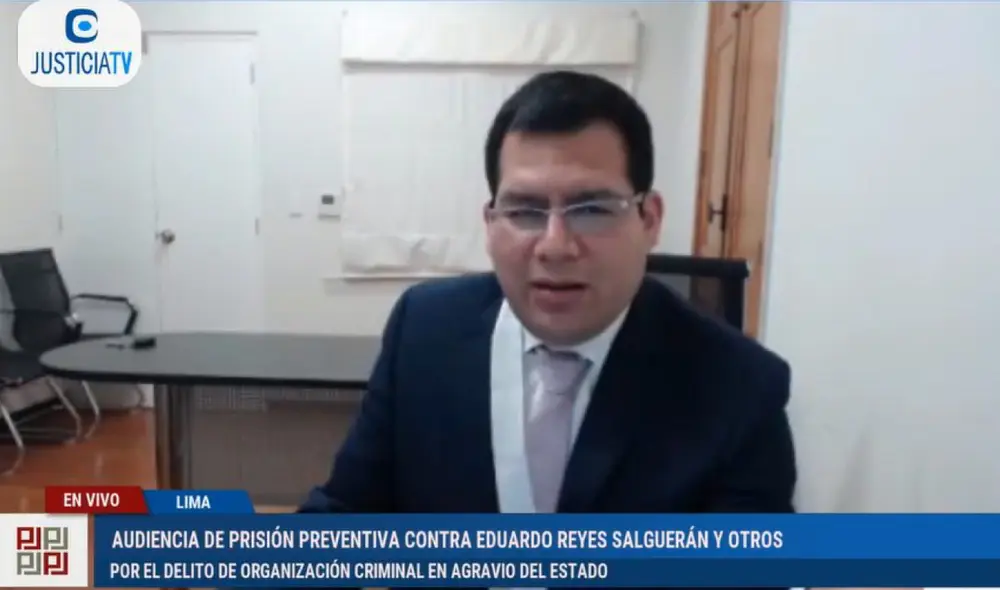El juez Jorge Chávez Tamariz indicó que tiene previsto terminar con la evaluación del pedido de prisión preventiva este viernes. Foto: captura de pantalla Justicia TV El juez Jorge Chávez Tamariz indicó que tiene previsto terminar con la evaluación del pedido de prisión preventiva este viernes. Foto: captura de pantalla Justicia TV