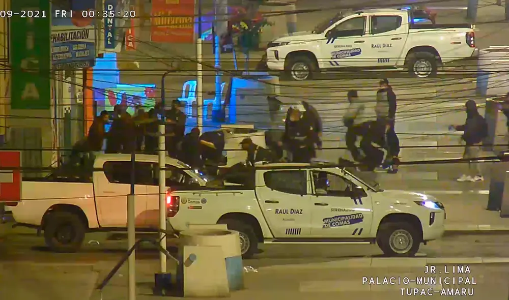 Entre los intervenidos había un menor de edad. Foto: Municipalidad de Comas | Video: Deysi Portuguez/URPI-LR Entre los intervenidos había un menor de edad. Foto: Municipalidad de Comas | Video: Deysi Portuguez/URPI-LR