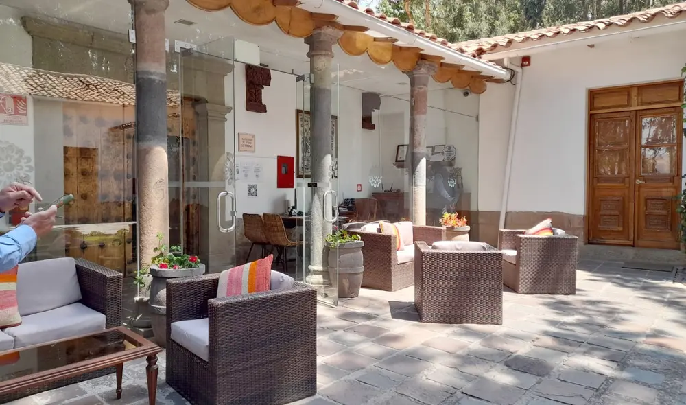 Hotel donde se produjo el robo de las pinturas. Foto: La República / Luis Álvarez