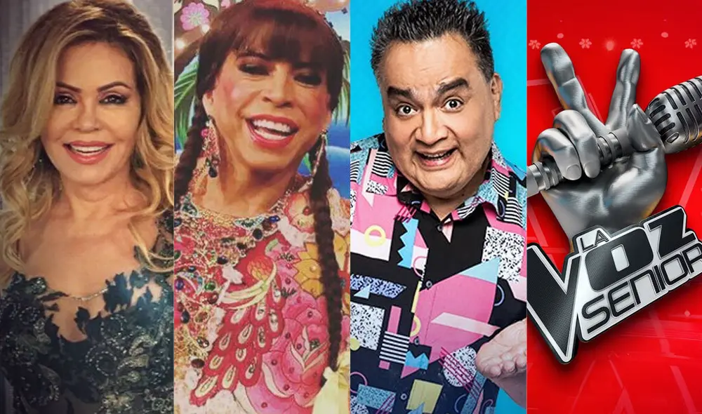 Los programas Reinas del show, El reventonazo, JB en ATV y La voz senior mostraron lo mejor de su programación. Foto: composición/ Gerson Cardoso GLR