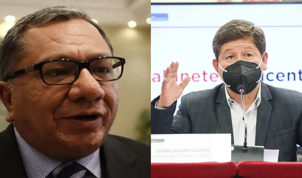 El congresista de Podemos Perú cuestionó el anuncio de Guido Bellido en redes sociales. Foto: composición La República