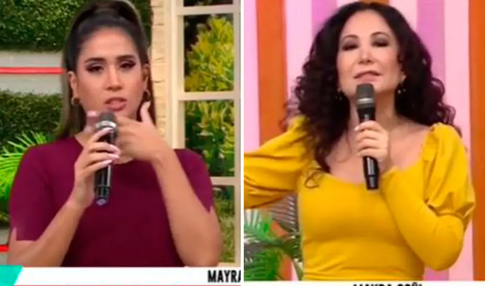 Janet Barboza y Melissa Paredes vivieron un tenso momento en la última edición de América hoy Foto: captura América TV Janet Barboza y Melissa Paredes vivieron un tenso momento en la última edición de América hoy Foto: captura América TV