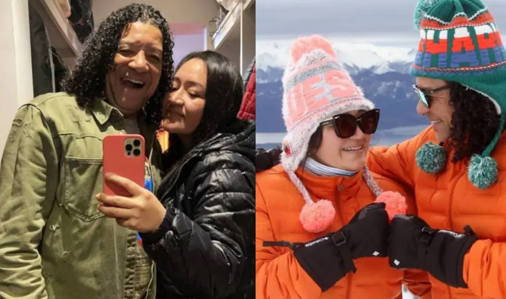 El actor Carlos Vílchez disfruta de su romance con Melva Bravo. Foto: composición/ Instagram