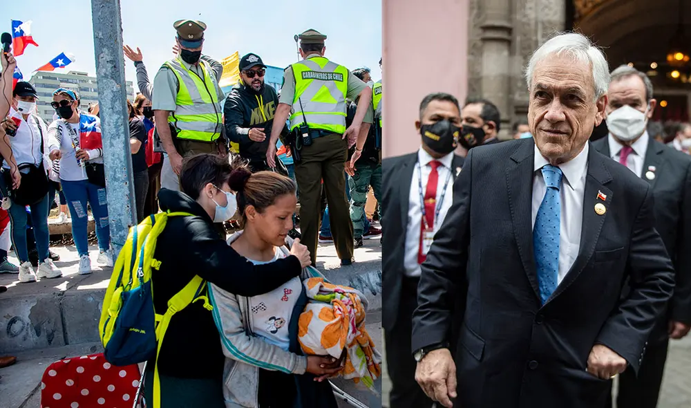 “Condenamos categóricamente la brutal agresión que una turba descontrolada cometió contra un grupo de migrantes", afirmó Piñera. Foto:
