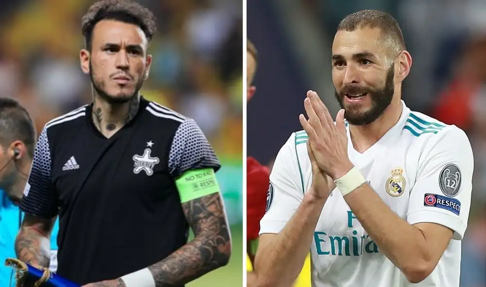 Mira las apuestas aquí del Real Madrid vs. Sheriff Tiraspol, equipo del peruano Gustavo Dulanto. Partido se transmitirá por ESPN, Star+ y, en España, por Movistar. Foto: composición LR/Twitter/Wikipedia