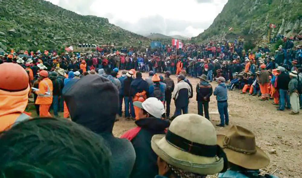 Corredor. Pobladores de Chumbivilcas demandan una participación más activa durante la emisión de contratos para el transporte de concentrados de cobre. Foto: difusión