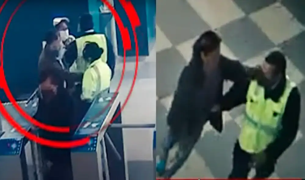 De acuerdo al Metro de Lima, el 50% de los incidentes ocurren en el torniquete de ingreso de las estaciones. Foto: Captura cámaras de seguridad De acuerdo al Metro de Lima, el 50% de los incidentes ocurren en el torniquete de ingreso de las estaciones. Foto: Captura cámaras de seguridad