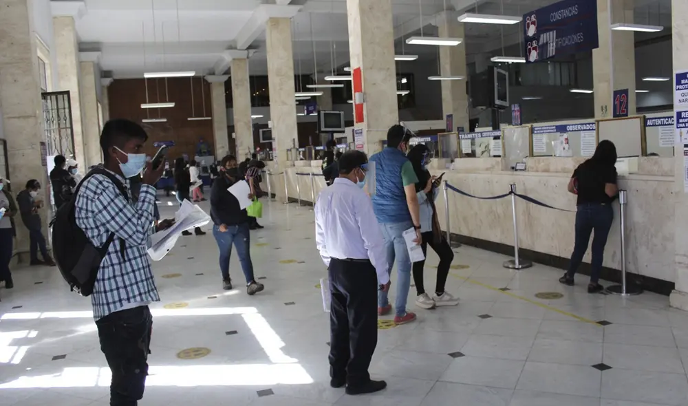 La atención en Arequipa y en el resto del país aún se viene realizando con previa cita. Foto: Cortesía Reniec La atención en Arequipa y en el resto del país aún se viene realizando con previa cita. Foto: Cortesía Reniec