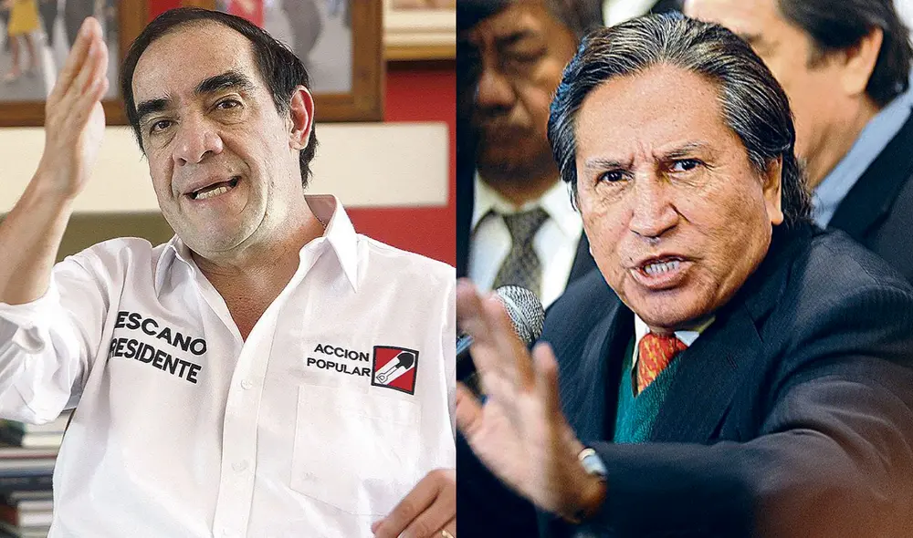 Yonhy Lescano exige que Alejandro Toledo declare la verdad. Foto: composición La República/difusión
