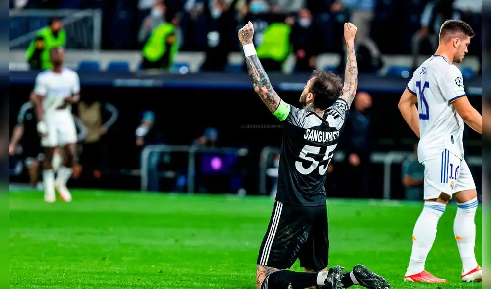 Gustavo Dulanto fue titular en el triunfo del Sheriff ante Real Madrid por la fecha 2 del grupo D de la Champions Legue. Foto: difusión twitter