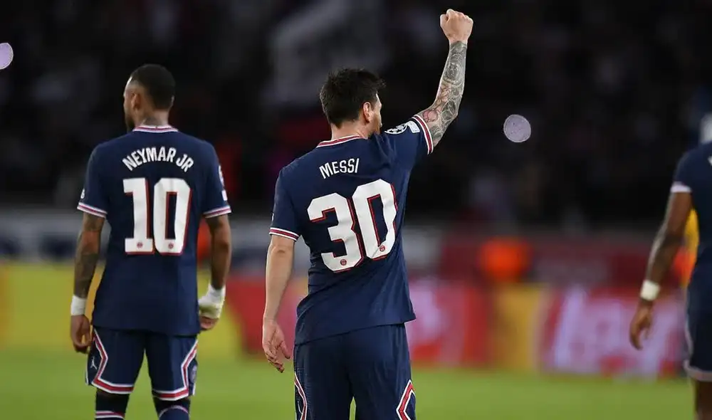 Lionel Messi anotó su primer gol con el PSG en el partido contra Manchester City por Champions League. Foto: Twitter Lionel Messi Lionel Messi anotó su primer gol con el PSG en el partido contra Manchester City por Champions League. Foto: Twitter Lionel Messi