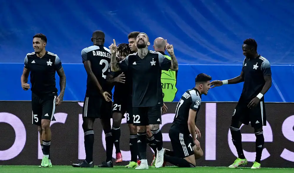 Sheriff suma seis puntos en el Grupo D de la Champions League. Foto: AFP