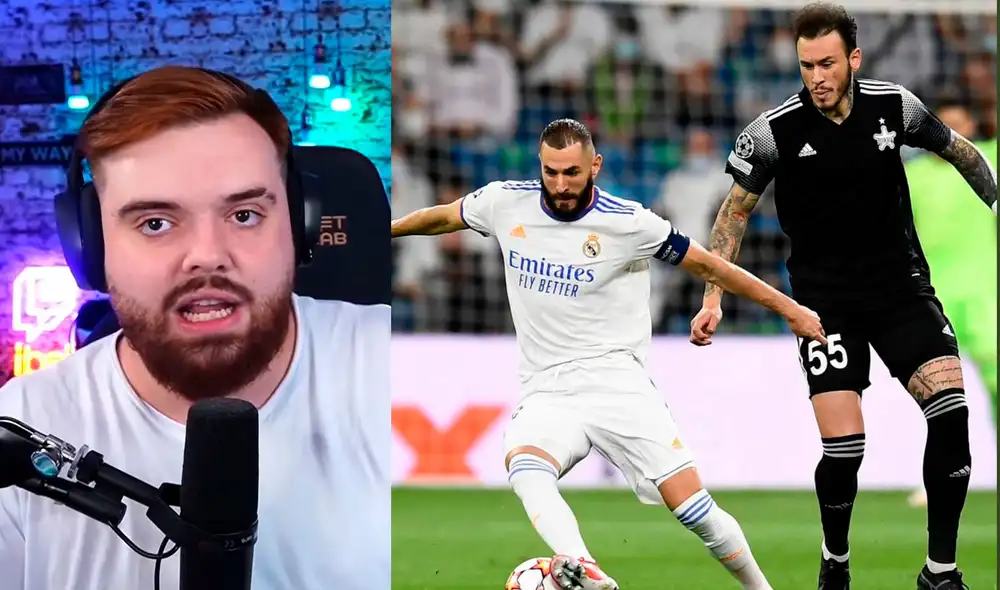 El famoso streamer español se rindió ante el Sheriff por el triunfo histórico ante Real Madrid. Foto: Twitter/difusión El famoso streamer español se rindió ante el Sheriff por el triunfo histórico ante Real Madrid. Foto: Twitter/difusión