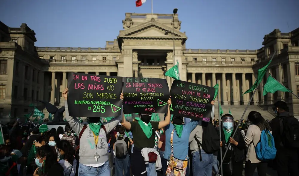 Mujeres piden que se despenalice el aborto en todas las causales. Foto: John Reyes