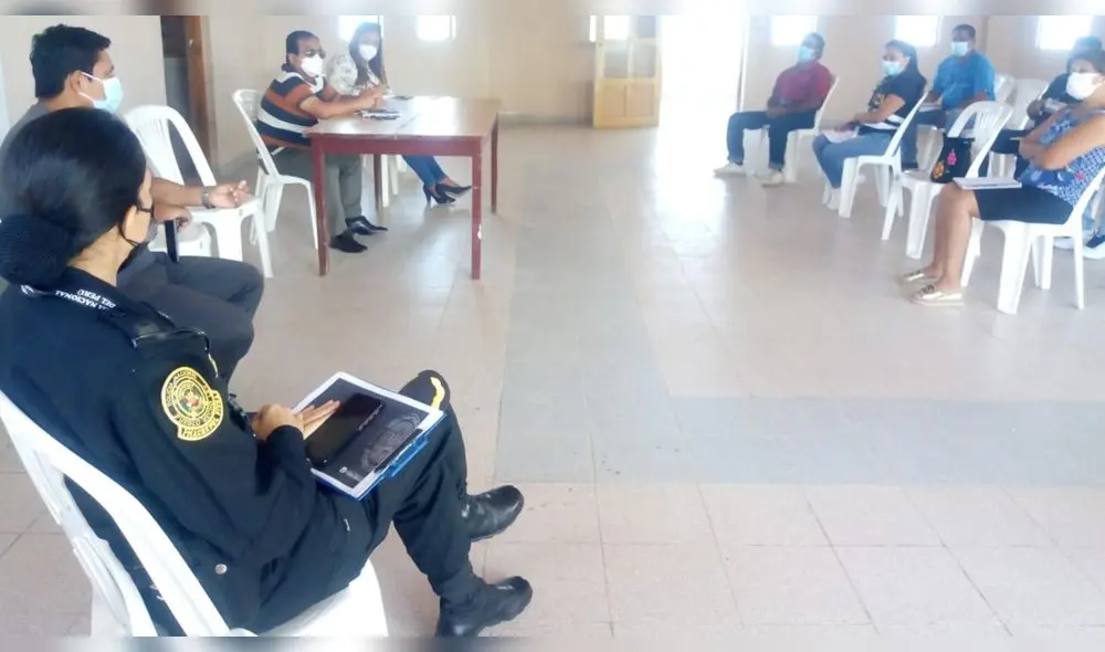 Autoridades de Los Órganos se reúnen para afrontar eventual tercera ola del coronavirus. Foto: difusión